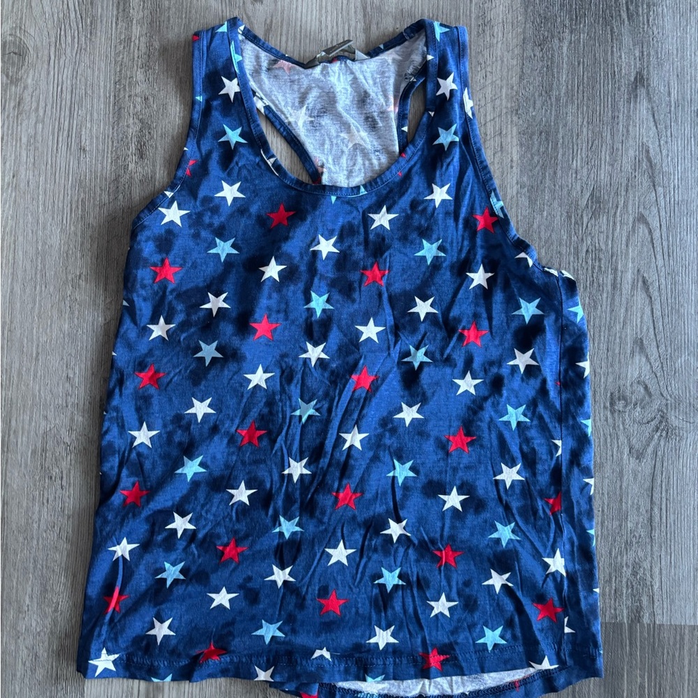 Natural Reflections Blue Star Tank Top